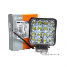 Фара светодиодная дополнительная квадратная, рассеиваемый св AE48S16LED42Р 